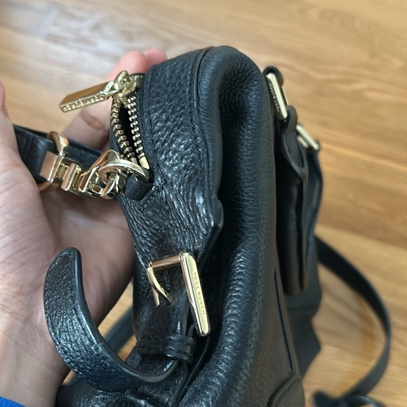 Tory Burch Bryant Mini Leather Satchel in Black - Picture 6 of 17